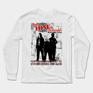 The Lone Gunman Newspaper Group Long Sleeve T-Shirt